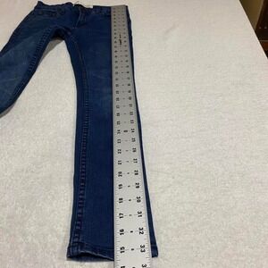 Levi's 519skinny blue stretch jeans women 21 regular W26/L26. SKU237